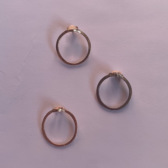Knuckle rings set of 3 - Picture 2 of 5